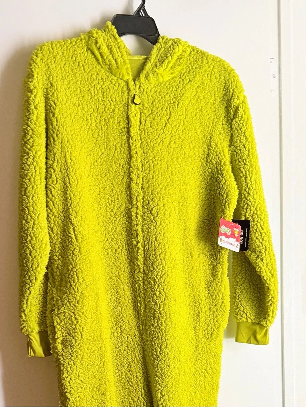 NEW Grinch sleepwear union suit pajama men size S